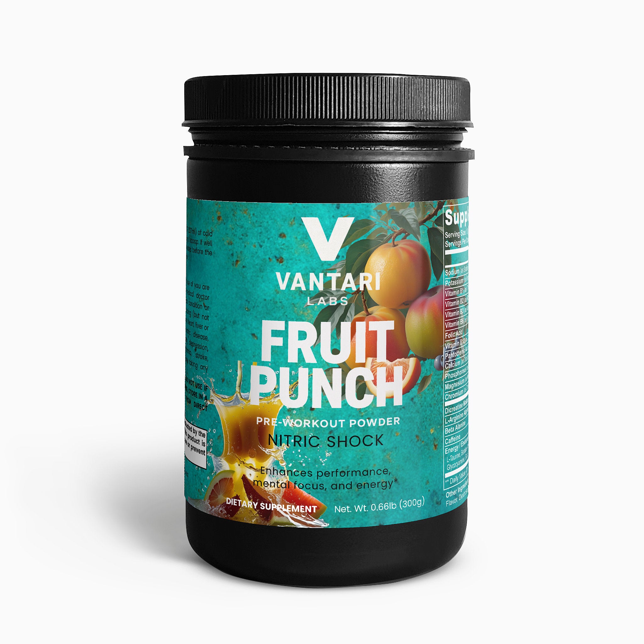 Nitric Shock Pre-Workout Powder (Fruit Punch)